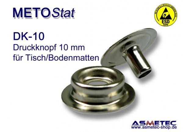 Metostat ESD Druckknopf DK10 - www.asmetec-shop.de