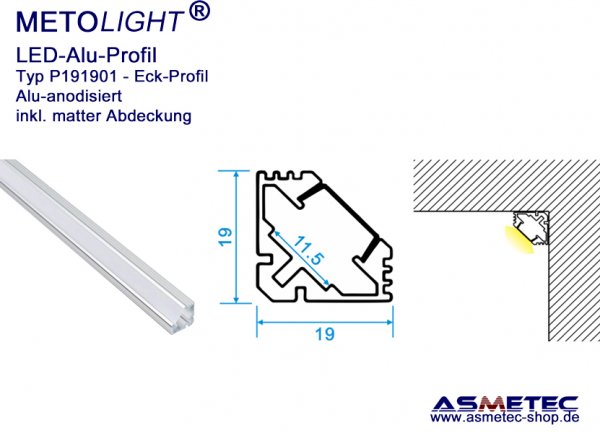 Aluminium-LED-Profile - www.asmetec-shop.de