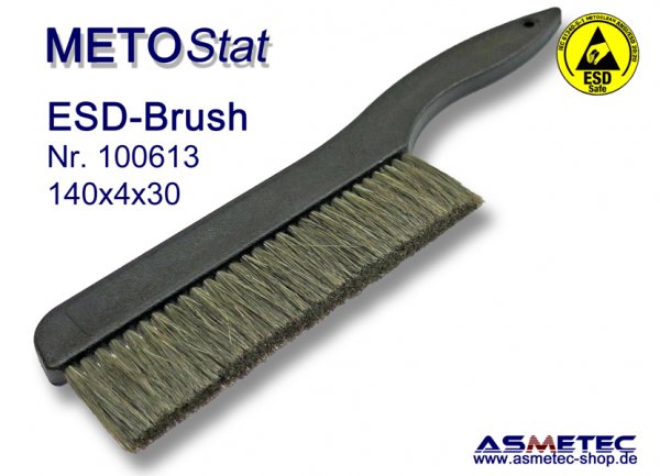 Metostat ESD-Bürste 1400430B, antistatisch, leitfähig - www.asmetec-shop.de