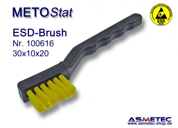 Metostat ESD-Bürste 301020G, antistatisch, leitfähig - www.asmetec-shop.de