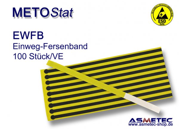 Metostat ESD disposable heel grounder EWFB - www.asmetec-shop.de