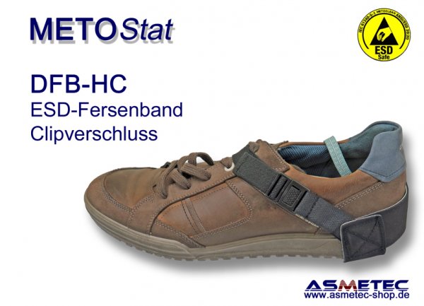 Metostat ESD heel grounder DFB-HC - www.asmetec-shop.de