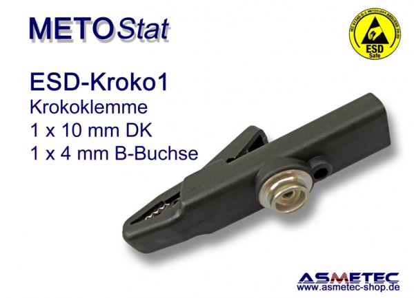 ESD-Alligator clip - www.asmetec-shop.de