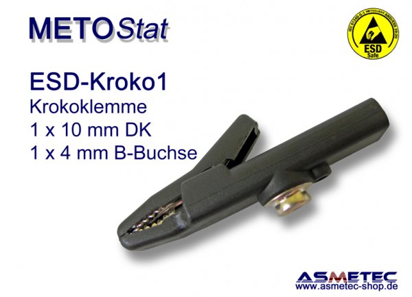 ESD-Alligator clip - www.asmetec-shop.de