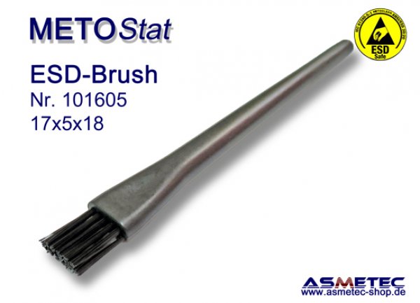 Metostat ESD-Bürste 170520B, antistatisch, leitfähig - www.asmetec-shop.de