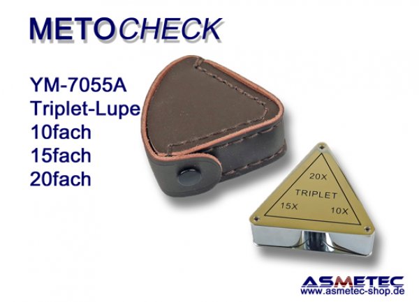 METOCHECK-YM7055A, triple-Triplet, 10x, 15x, 20x, aplanat