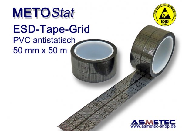 Metostat ESD PVC Klebeband, klar - www.asmetec-shop.de