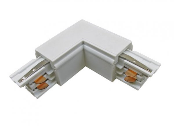 Metolight light track, 3 phase, L-connector, inner edge