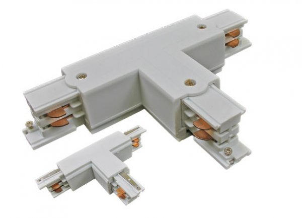 Metolight light track, 3 phase, T-connector, left