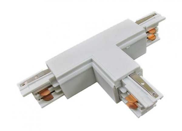 Metolight light track, 3 phase, T-connector, left