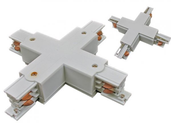 Metolight light track, 3 phase, X-connector