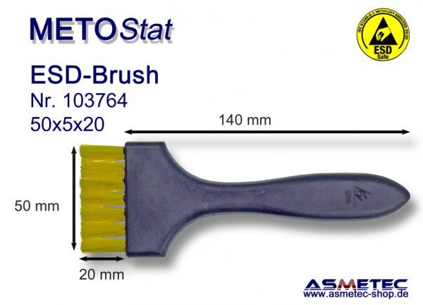 Metostat ESD-Brush 500520G, antistatic, dissipative - www.asmetec-shop.de