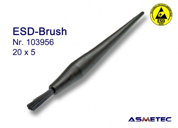 Metostat ESD-Pinsel 2005BG, antistatisch, leitfähig - www.asmetec-shop.de
