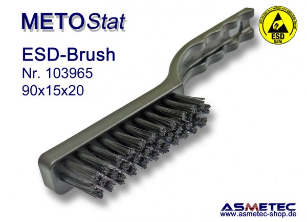 Metostat ESD-Bürste 901520B, antistatisch, leitfähig - www.asmetec-shop.de