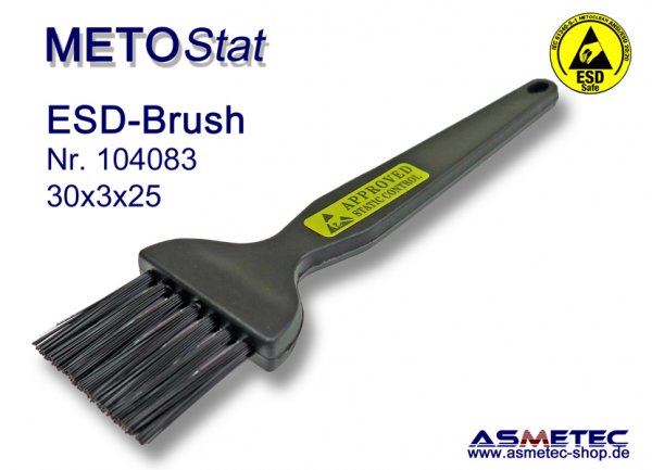 Metostat ESD-Bürste 300325B, antistatisch, leitfähig - www.asmetec-shop.de