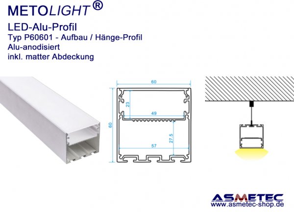 Aluminium-LED-Profile - www.asmetec-shop.de