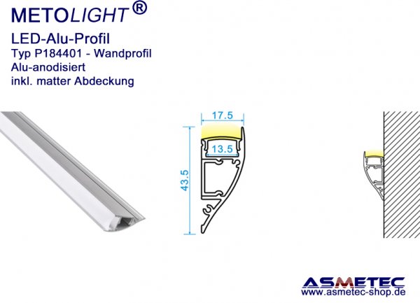 Aluminium-LED-Profile - www.asmetec-shop.de