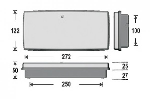 LED-Notleuchte LEL-409-6L