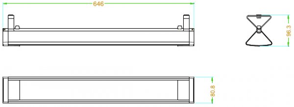 METOLIGHT LED Hängeleuchte DHL-CL1525-weiß