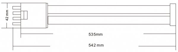 METOLIGHT LED-2G11-23W, 360 Grad