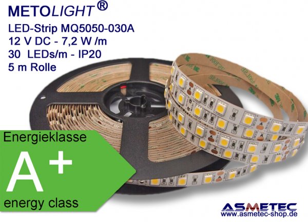 METOLIGHT LED-Strip MQ5050-12-030A, IP20 - www.asmetec-shop.de