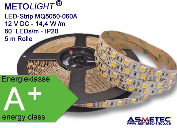 METOLIGHT LED-Streifen MQ5050-12-060A, IP20 - www.asmetec-shop.de