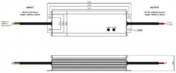 LED-driver GLP - GLG-100-24A, 24 VDC, 100 Watt - www.asmetec-shop.de