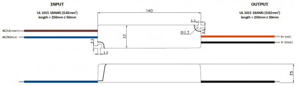 LED-Netzteil GLP - GPCP-20-700, 700 mA, 21 Watt - www.asmetec-shop.de