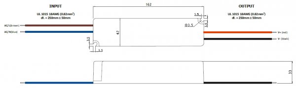 LED-Netzteil GLP - GPC-60-1400, 1400 mA, 58 Watt - www.asmetec-shop.de