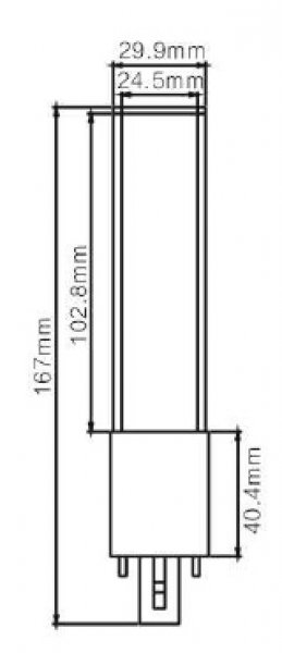 METOLIGHT LED-G23-6W