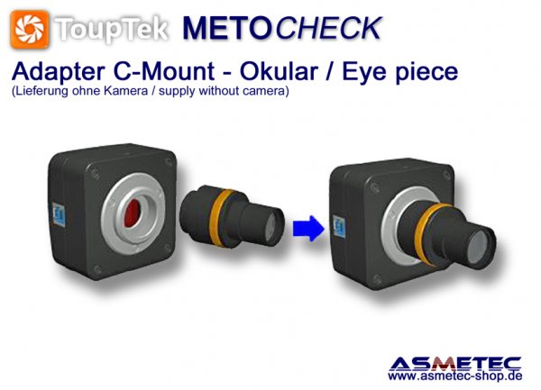 ToupTek AMA050, Adapter C-Mount - www.asmetec-shop.de