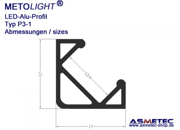 Aluminium-LED-Profile - www.asmetec-shop.de