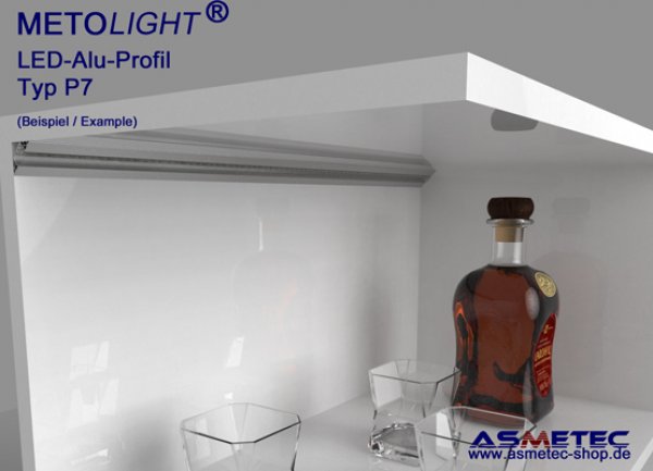 Aluminium-LED-Profil - www.asmetec-shop.de