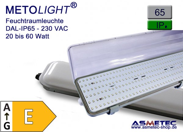 METOLIGHT LED Wannenleuchte IP65