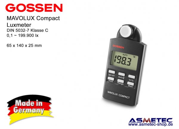 Gossen MAVOLUX-5032-C-Base - luxmeter - www.asmetec-shop.de