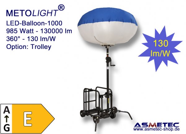 METOLIGHT LED-Ballon-Leuchte 960 Watt - www.asmetec-shop.de