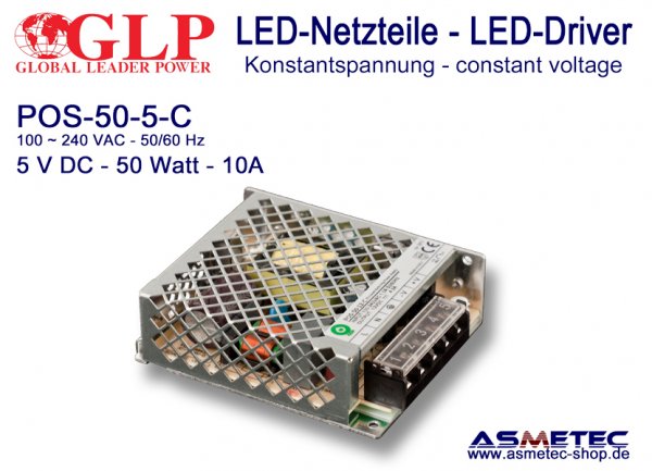 LED-Netzteil-5 VDC-50 Watt