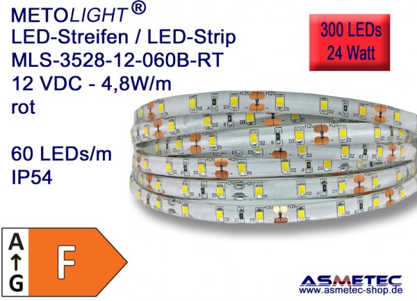 LED-streifen-3528-12VDC-IP54, rot