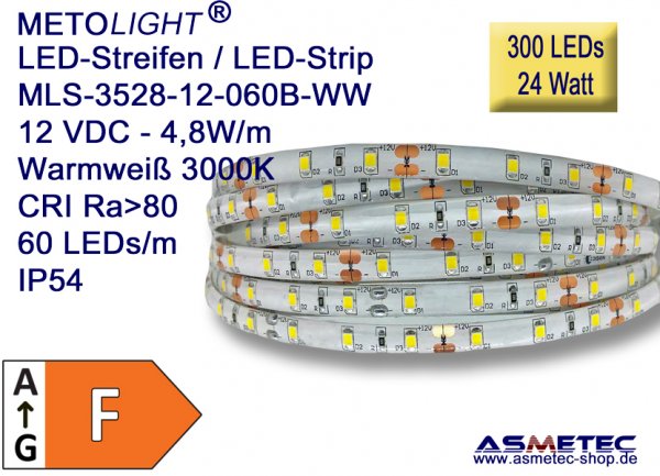 LED-streifen-3528-12VDC-IP54, warmkweiß