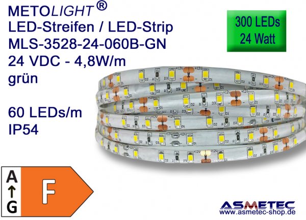 LEDstreifen-3528-24VDC-IP54, grün