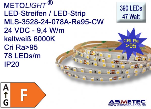 LEDstrip-3528-78-Ra95-24VDC-IP20 coldwhite