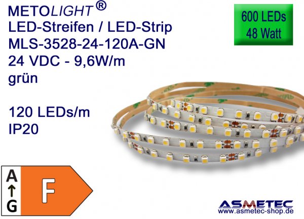 LEDstrip-3528-24VDC-IP20 greenow