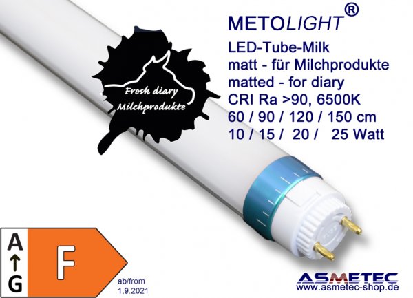 METOLIGHT LED-Röhre Milchprodukte