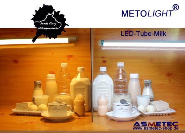 METOLIGHT LED-Röhre Milchprodukte