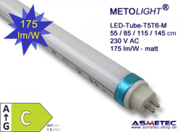 Metolight LED-Röhre T5, 1448 mm, 25 Watt - www.asmetec-shop.de