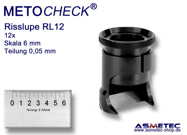 Risslupe-RL10, 10fach - www.asmetec-shop.de