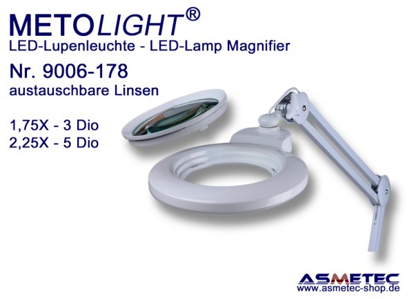 Metolight LED Lamp Magnifier 9006