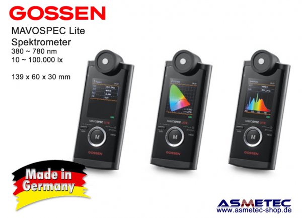 Gossen Mavospec lite, spectrometer - www.asmetec-shop.de