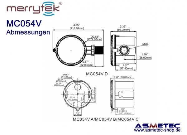 Merrytek MC054V-RC-C