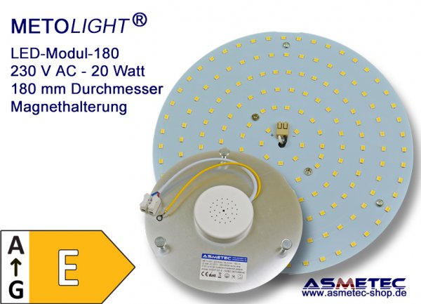 LED-Modul 180-20, 20 Watt - www.asmetec-shop.de